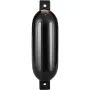 Boat Fenders Inflatable Ribbed Boat Bumpers for Docking 6.5" x 23" Black