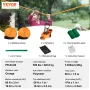 Slackline Kit with Training Line, 18.29 m Backyard Slack Line Equipment, Easy Setup Tight Rope for Kids Adults, Complete Slackli