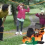 Slackline Kit with Training Line, 18.29 m Backyard Slack Line Equipment, Easy Setup Tight Rope for Kids Adults, Complete Slackli