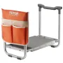Garden Kneeler and Seat, 10" EVA Wide Pad, 330 lbs Load Capacity Foldable Garden Stool, Kneeling Bench for Gardening with Tool B