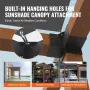 Pergola Bracket Kit 6''x6 '', indre størrelse 5,6 "X5,6 2 stk