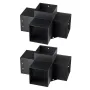Pergola Bracket Kit 6''x6 '', indre størrelse 5,6 "X5,6 2 stk