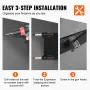 Gun Rack, Indoor Gun Rack Wall Mount, 6-Slot Vertical Rifle Shotgun Gun Rack, 81.6 kg Heavy Duty Metal Wall Gun Rack Display Sta