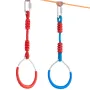 2x56 ft Ninja Warrior Obstacle Course Kids Udendørs Slackline