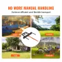 39 "Hay Spear, Bale Spears 1600lbs Loading Capacity, Skid Steer