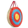 Archery Target, 5 Layers 51 cm Arrow Target, Traditional Solid Straw Round Archery Target Shooting Bow, Hand-Made Arrows Target,