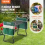 Garden Kneeler and Seat, 150 kg Load Capacity, 20.3 cm EVA Wide Pad, Foldable Garden Stool, Kneeling Bench for Gardening with To