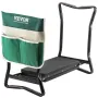 Garden Kneeler and Seat, 330 lbs Load Capacity, 8" EVA Wide Pad, Foldable Garden Stool, Kneeling Bench for Gardening with Tool