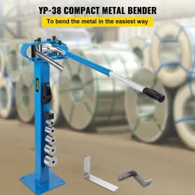 Kompakt bender metal manuel gulv type 7 dør 1-3 "fabrikation metal piedestal solid håndtag teleskoping monterbar 117,2 cm