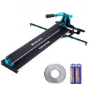 Manual Tile Cutter, 800mm, Porcelain Ceramic Tile Cutter with Tungsten Carbide Cutting Wheel, Infrared Positioning, Anti-Skid