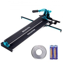 Manual Tile Cutter, 800mm, Porcelain Ceramic Tile Cutter with Tungsten Carbide Cutting Wheel, Infrared Positioning, Anti-Skid