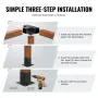 Pergola Bracket Kit 4''x4 '', indre størrelse 3.6 "X3.6 2 stk