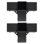 Pergola Bracket Kit 10.2 cm x 10.2 cm, Inner Size 9.1 cm x 9.1 cm 2pcs 4-Way Heavy Duty Corner Bracket Woodworks DIY Post Base K