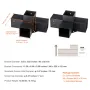 Pergola Bracket Kit 10.2 cm x 10.2 cm, Inner Size 9.1 cm x 9.1 cm 2pcs 4-Way Heavy Duty Corner Bracket Woodworks DIY Post Base K