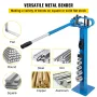 Compact Bender Metal Manual Floor Type 7 Dies 1-3" Fabrication Metal Pedestal Solid Handle Telescoping Mountable 117.2cm Handle 