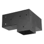 Pergola Bracket Kit 10.2 cm x 10.2 cm, Inner Size 9.1 cm x 9.1 cm 8pcs 3-Way Heavy Duty Corner Bracket Woodworks DIY Post Base, 