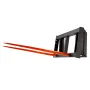 49 "Hay Spear, Bale Spears 3000lbs Loading Capacity, Skid Steer