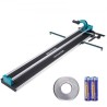 Manual Tile Cutter, 1200mm, Porcelain Ceramic Tile Cutter with Tungsten Carbide Cutting Wheel, Infrared Positioning, Anti-Skid