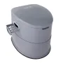 Portable Toilet for Camping, Porta Potty with 1.3 Gal Detachable Inner Bucket & Removable Paper Holder, Commode with Dual Lids, 