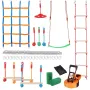 Ninja Warrior Obstacle Course for Kids, 15,24 m Vejrbestandig