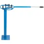 Compact Bender Metal Manual Floor Type 7 Dies 1-3" Fabrication Metal Pedestal Solid Handle Telescoping Mountable 117.2cm Handle 
