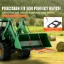 49 "Hay Spear, Bale Spears 3000 lbs Loading Capacity, Skid