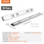 10 par på 508 mm skuffe lysbilleder Side Mount Rails, Heavy