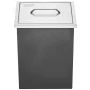 Drop in Ice Chest, 14"L x 12"W x 18"H Stainless Steel Ice Cooler, Commercial Ice Bin with Cover, 40 qt Outdoor Kitchen Ice Bar, 