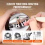 Ball Vise, 7.6 cm Engraving Setting Tool, 360° Rotation Engraving Block Vise, 70 PCS Attachment Jewelry Engraving Block Tools St