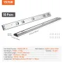 10 par på 609,6 mm skuffe lysbilleder Side Mount Rails, Heavy