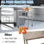 Rustfrit stålforberedelsestabel, 24 x 24 x 36 tommer, 600 kg