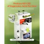 Commercial Sugar Cane Juicer, 750W Electric Sugarcane Juicer Machine with 300KG/H High Output, 3 Stainless Steel Rollers, Sugarc