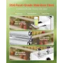 750W Electric Sugar Cane Juicer 661lbs/H Output 3 Roller 2,4