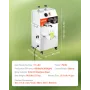 Commercial Sugar Cane Juicer, 750W Electric Sugarcane Juicer Machine with 300KG/H High Output, 3 Stainless Steel Rollers, Sugarc