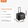 Rolling Makeup Train Case Large Storage 3 Tiers, Convenient Carry With Handle, Wheels, Strap, Professional Makeup Storage Organi