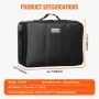 Makeup Train Case Large Storage 3 -lag, praktisk bære med