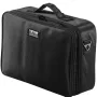 Makeup Train Case Large Storage 3 Tiers, Convenient Carry With Handle, Strap, Professional Waterproof Oxford Makeup Storage Orga