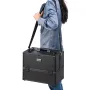 Makeup Train Case 370mm Stor bærbar kosmetisk sag, 6 lagsbakker