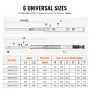 6 Pairs of 558.8mm Drawer Slides Side Mount Rails, Heavy Duty Full Extension Steel Track, Soft-Close Noiseless Guide Glides Cabi