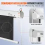 Motorized Projector Screen, 100 inch 16:9 4K 1080 HD Electric Projector Screen, Automatic Projection Screen with Remote Control,