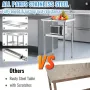 Rustfrit stålforberedelsestabel, 24 x 18 x 36 tommer, 600 kg