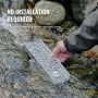 Gold Panning Kit With Mini Sluice Box, 12" Aluminum Gold Mining Equipment, 16 PCS Gold Prospecting Kit with Gold Pan, Classifier