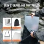 Gold Panning Kit With Sluice Box, 127 cm Aluminum Gold Mining Equipment, 23 PCS Gold Prospecting Kit with Gold Pan, Classifier S