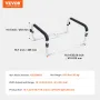 Toilet Safety Rail, 300LBS Capacity Toilet Seat Frame, Adjustable Width Fit Most Toilets, Easy Installation, Toilet Handles Grab
