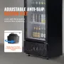 Commercial Merchandiser Refrigerator, 6.8 Cu.Ft / 195L Beverage Refrigerator Cooler Merchandiser, Glass Door Display Refrigerato