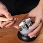 Ball Vise, 7.6 cm Engraving Setting Tool, 360° Rotation Engraving Block Vise, 30 PCS Attachment Jewelry Engraving Block Tools St
