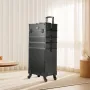 5 I 1 Professionel Makeup Train Case Aluminium Cosmetic Case