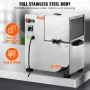 Electric Sugar Cane Juicer, 800W Sugarcane Juicer Machine with 661LBS/H High Output, 4 Stainless Steel Roller, Auto Roller Press