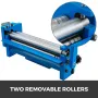 Manual Wire Cylinders Tubes Roller Press 320mm SR 320J Steel Plate Rolling Machine Radius 32MM Metal Plate Bending Round Machine