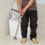 Toiletsikkerhedsskinne, badeværelset toilet sæde ramme